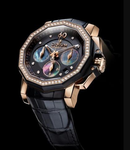 Corum Admirals Cup Challenger 40 with Diamonds replica watch 984.970.85/0081 PN36